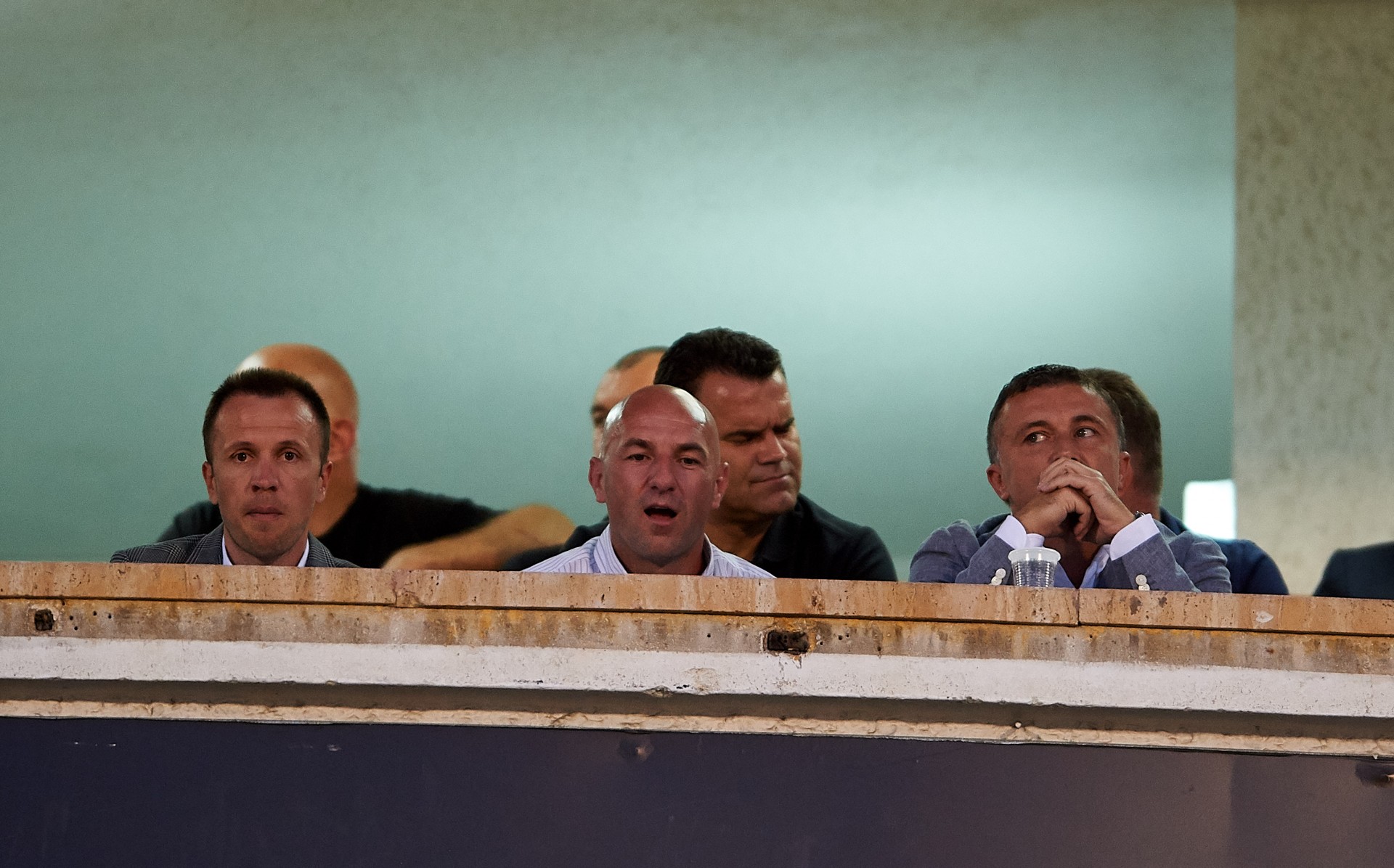 Igor Matić, Nenad Mirosavljević i Vladimir Matijašević u loži stadiona Partizana | FkCukaricki